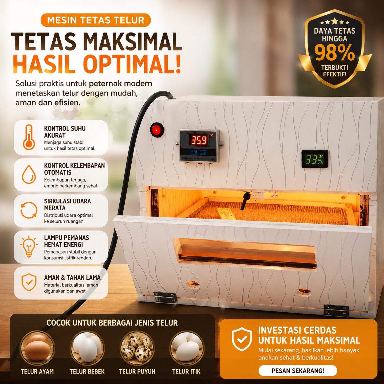 Mesin Tetas Komersial